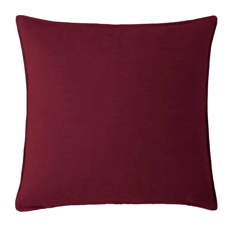 Carter Cotton Throw Pillow, Red