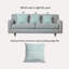 Housse et insert de coussin carré en polyester Nantucket-879751565-879751566