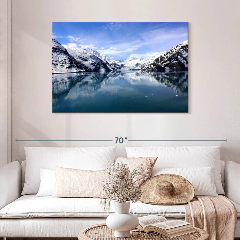 Alvord Glacier Bay, matin d'hiver