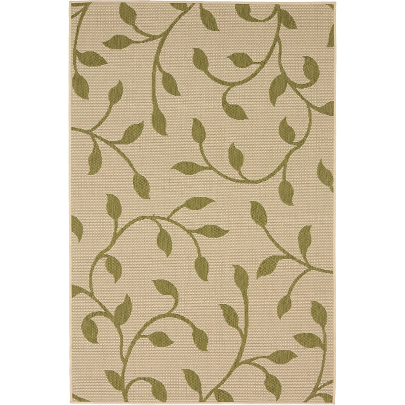 Tapis de véranda d'extérieur couleur vigne, Rectangle 2 pi 2 po x 3 pi