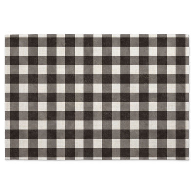 Ensemble de 4 napperons lavables Farmhouse Check
