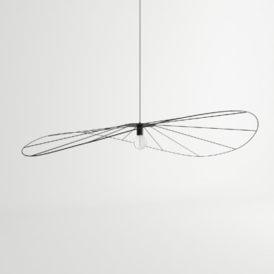 Alissone 1 - Light Black Geometric Pendant
