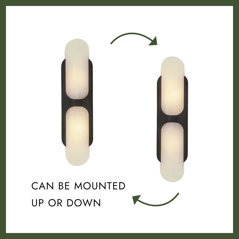 Odin 2 - Light Bath Sconce, Vintage Brass