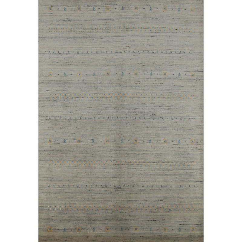 Tapis indien tribal de style Gabbeh 5 x 8