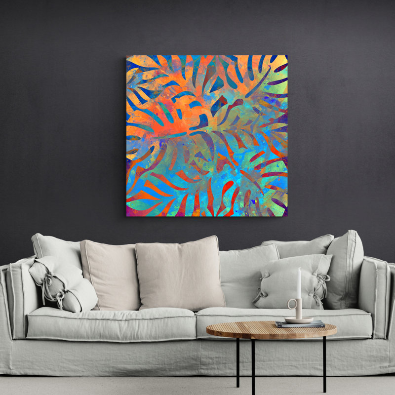 «155 Hawaiian Palm Two» par Stephen Chambers, impression sur toile tendue, L 18 po x H 18 po