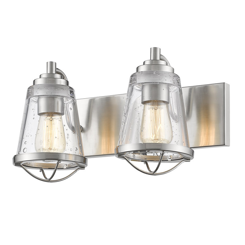 Akshay 2 - Light Dimmable Vanity Light, Brushed Nickel