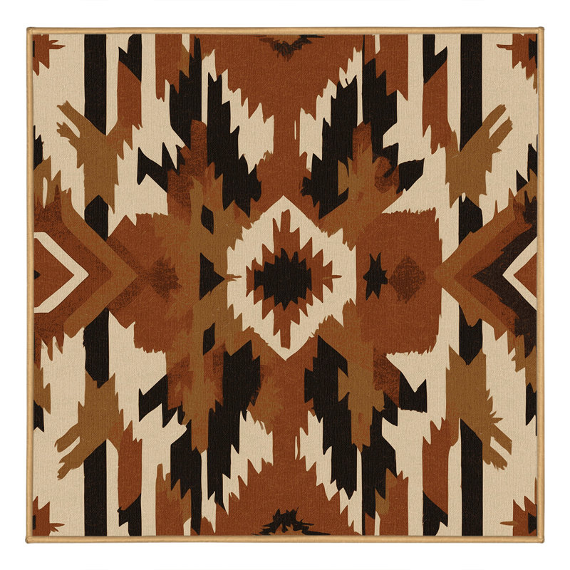 Nomadic Thread Rug, Square 3'