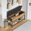 Ahzari Faux Leather Upholstered Storage Bench