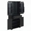 Armoire de salle de bain polyvalente avec plusieurs compartiments et fabrication durable-97082331