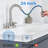 4 In. Centerset Double Handle Pull Down Bathroom Sink Faucet With 2 Modes Sprayer And Pop-Up Drain-117277232