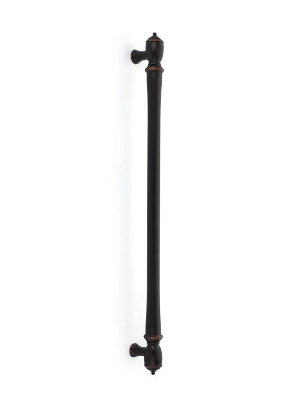 Spindle Brass Appliance Pull, 18", Oil Rubbed Bronze