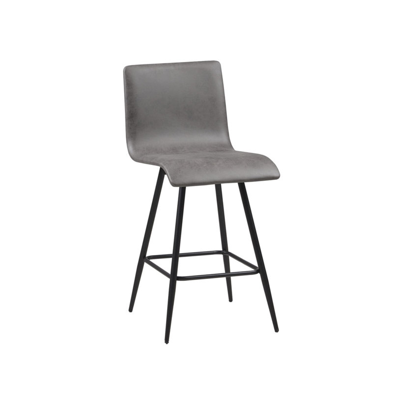 Tabouret de comptoir pivotant en similicuir