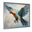 Perroquets harmonie en vol élégance II - décoration murale perroquet-97190764-134111804