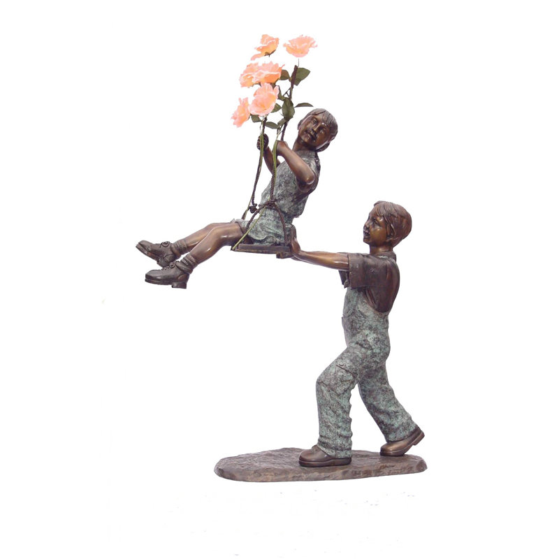 Tsaile Weather Resistant UV Resistant Rust Resistant Metal Garden Statue