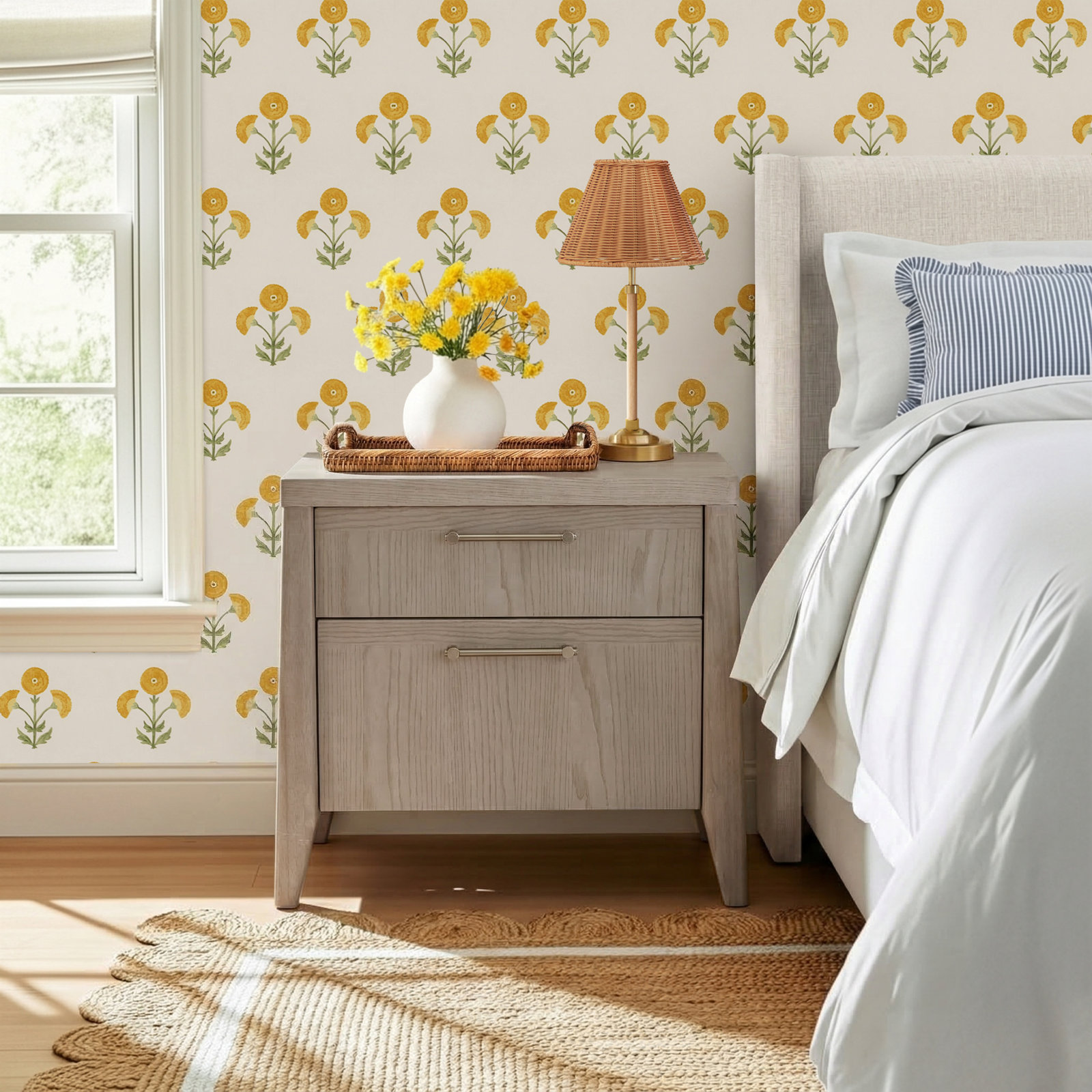 Lewis 2-Drawer Nightstand