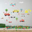 Adela Happy Cars Kids Wall Sticker