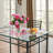 Abriannah 4 - Person Glass Top Four Leg Dining Set