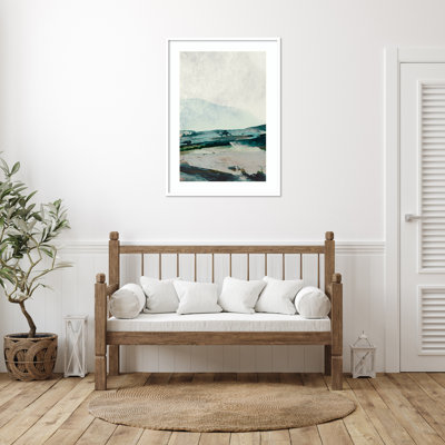 Mountain Mists by Dan Hobday Wood Framed Wall Art Print
