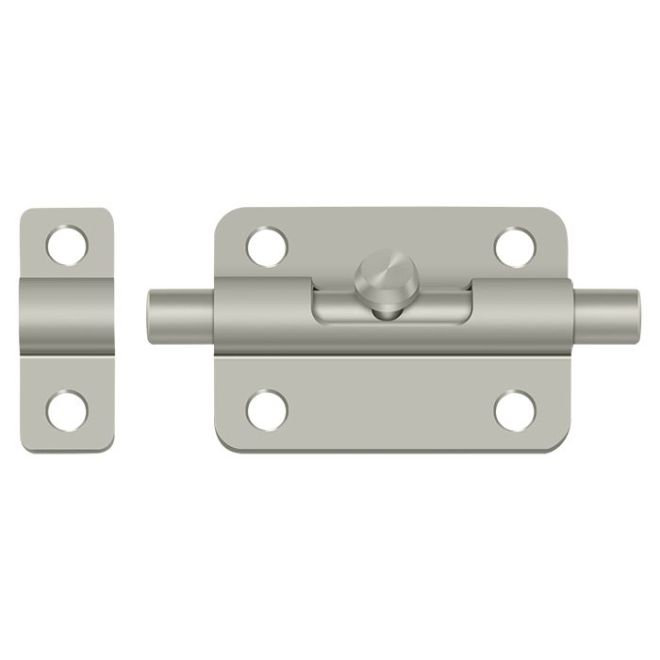 Barrel Latch/Catch/Bolt, Brushed Nickel