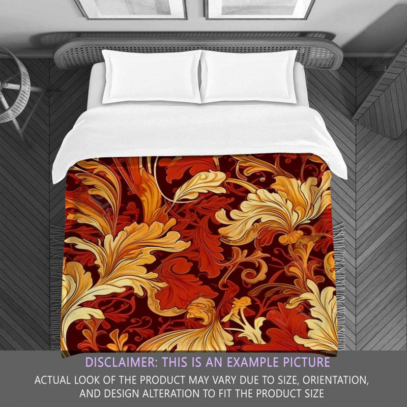 Polyester Floral Comforter, King Comforter