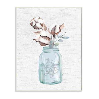 " Cotton Flower In Soap Branded Jar Floral Charm " by Lettered And Lined