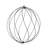 Twinkle Lit Sphere, Black, Large-120483421