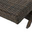 Chaise longue d'extérieur - Pe avec structure en aluminium, détails faits à la main, profondeur 79,25 po x l 27,04 po, hauteur 15,19 po, sans assemblage, fabriqué à la main, assemblage, P l