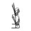 Arline Metal Free Standing Magazine Rack