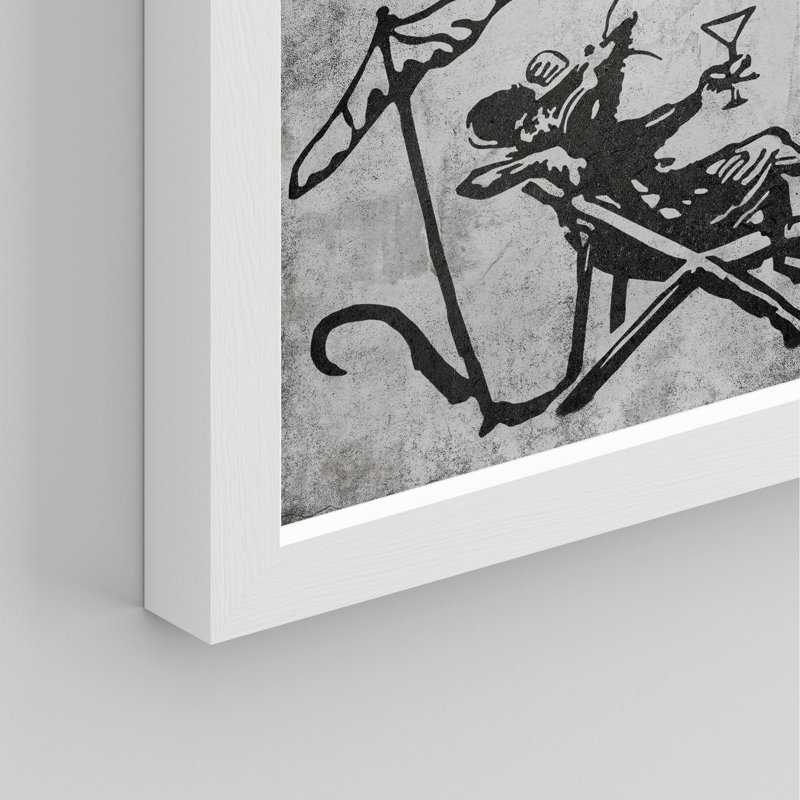 " Chill It's Only Chaos ", White, 10" H x 8" W