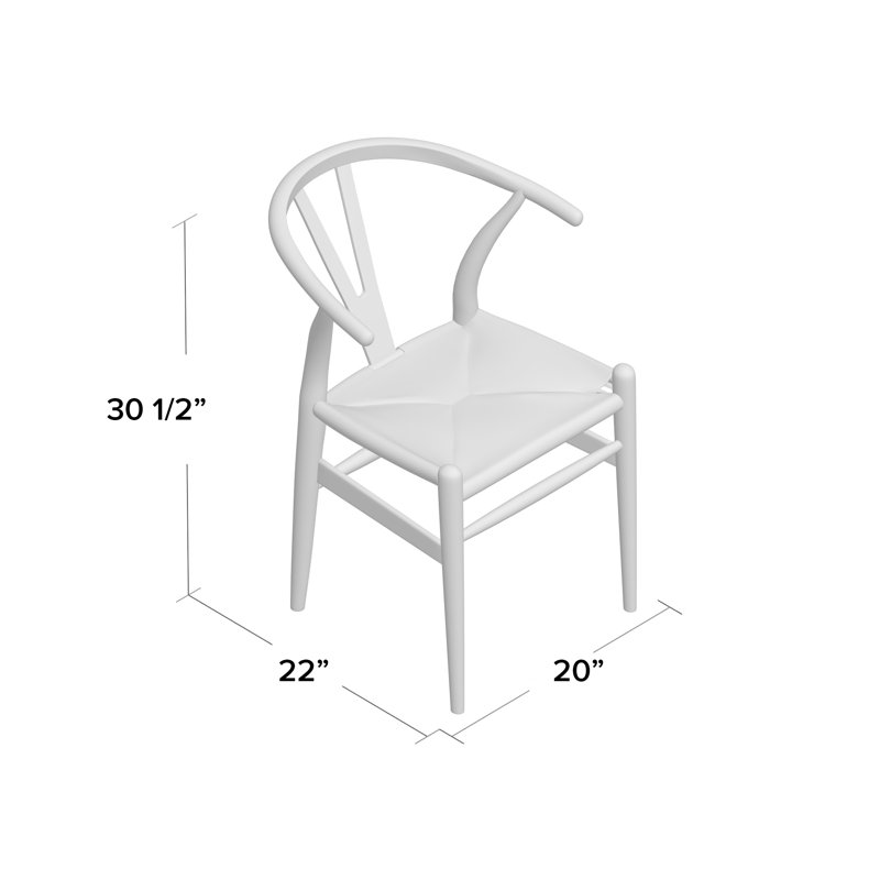 Chaise de salle à manger en bois massif à dossier Queen Anne Cantero, Noyer