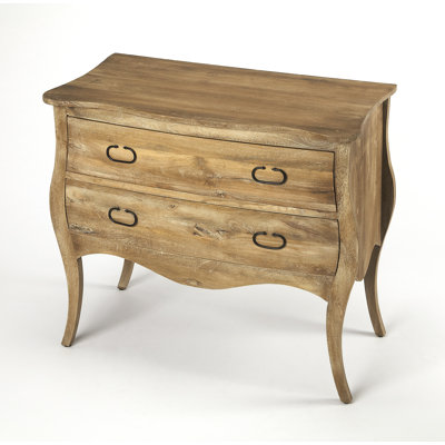 Easterbrook Solid Wood 2 - Drawer Accent Chest
