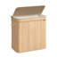 Bamboo Laundry Hamper with Handles-214966656