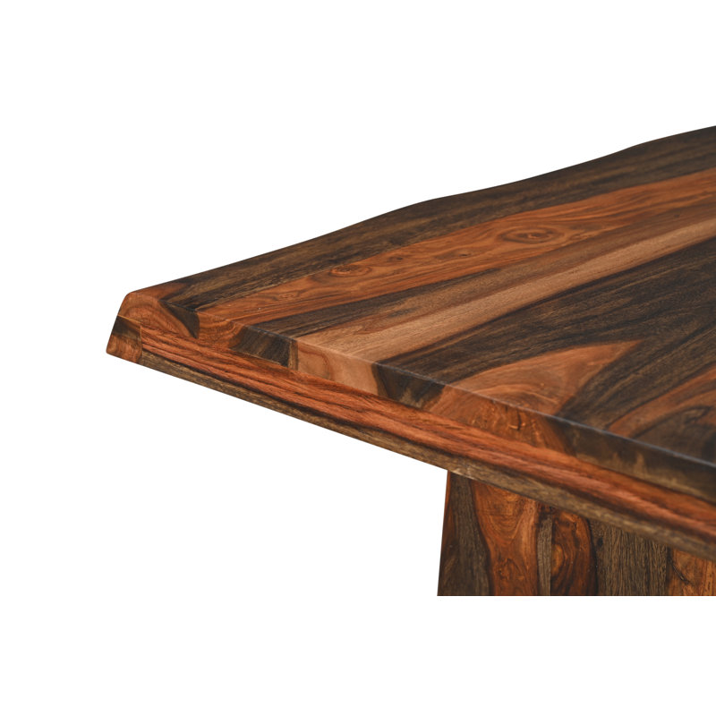 Chaliyah Solid Wood Dining Table, 40" W x 86" L, Walnut