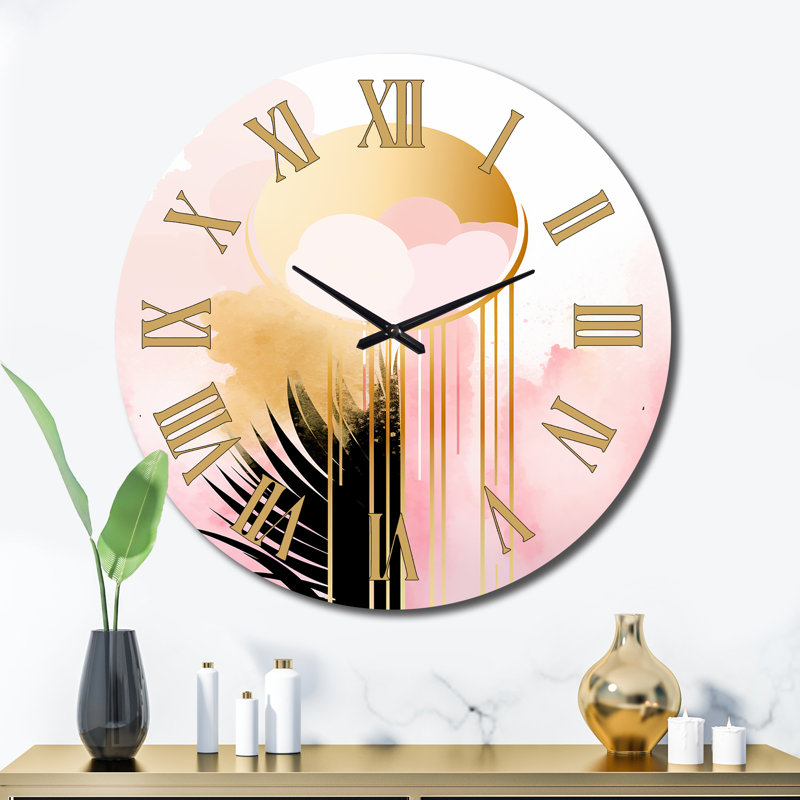 Kahleel - Modern Geometric Wall Clock, Extra Large