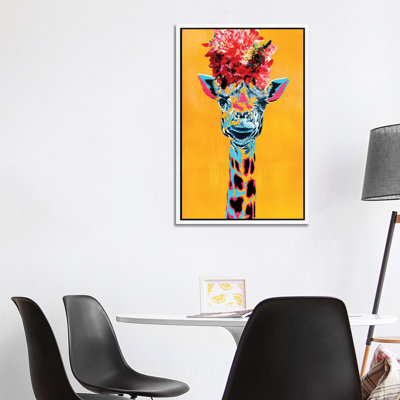 Giraffe 1 Piece Wall Art on Canvas