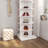Gray 360 Rotating 6-Layer Shoe Cabinet-1008693347-1008693348