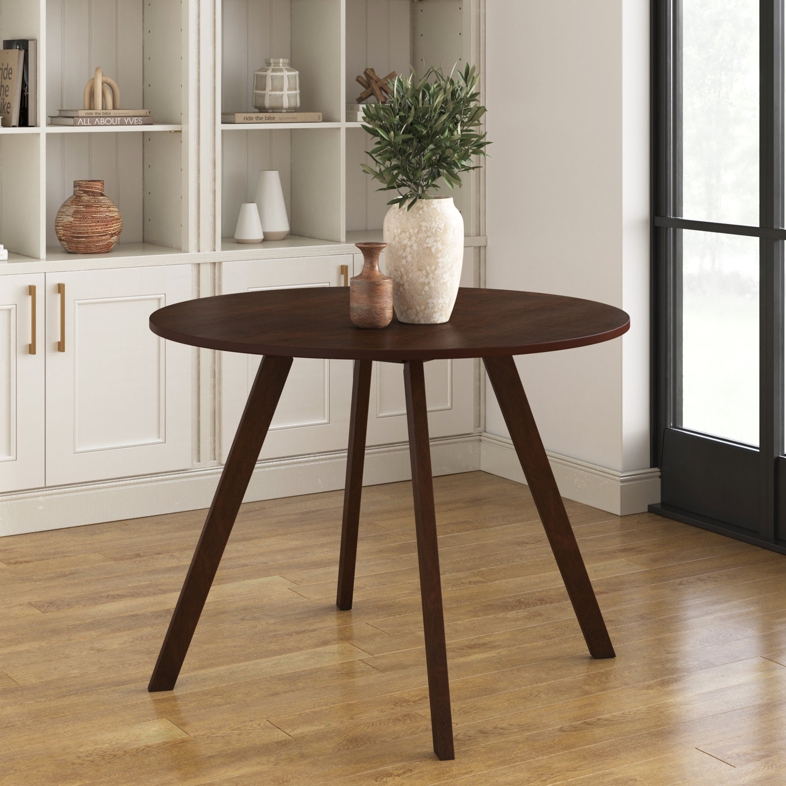 Nikolai 40" Dining Table, Walnut