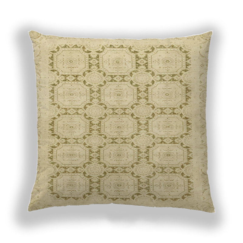 Housse et insert de coussin carré Ehr, Microsuède