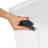 Sterilite Clear Plastic Stackable Storage Bin with White Latch Lid