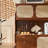 Modern Solid Wood Sideboard with Rattan Accent