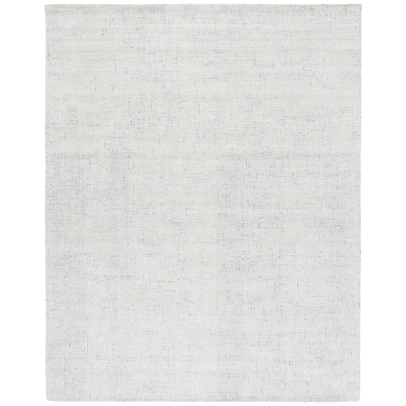 Urbina Tufted Viscose/0.4 Wool Performance Geometric Rug in Gray, Rectangle 8' x 10'
