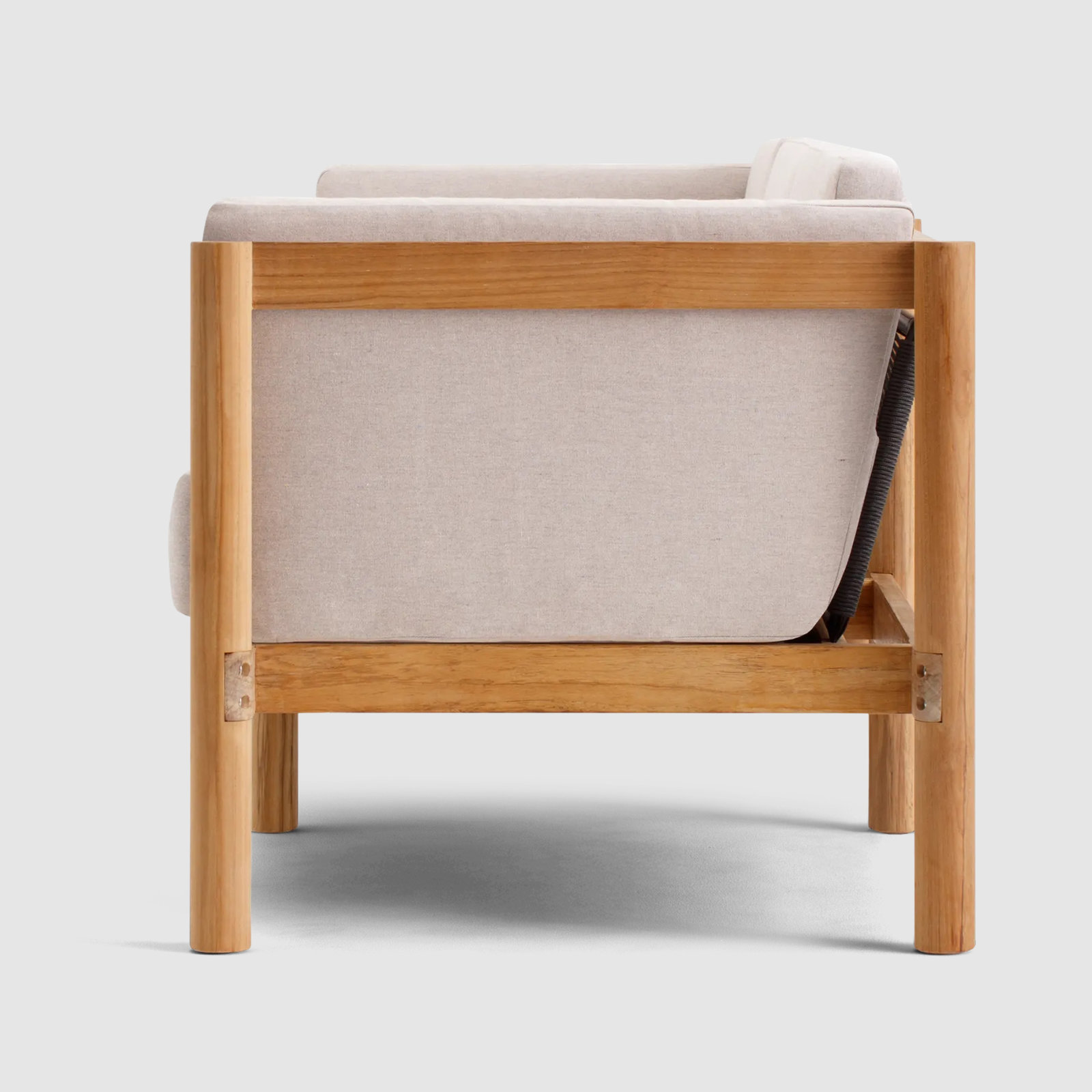 Haven Teak Outdoor Lounge Chair , Sunbrella® Cushions Included, Sunbrella Ashe