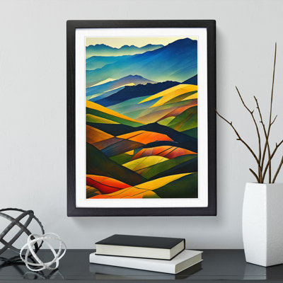XV1022-5148X Watercolour Meadow Landscape No.5 - Print