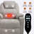 Polyester With Power Lift Function Recliner Chair, With Heavy-Duty Motion Mechanism With 8-Point Vibration With Massage Function And Lumbar With Heating Functioning, With USB Port And With Type-C Port Ports, Stainless Steel With Cup Holders-557637502