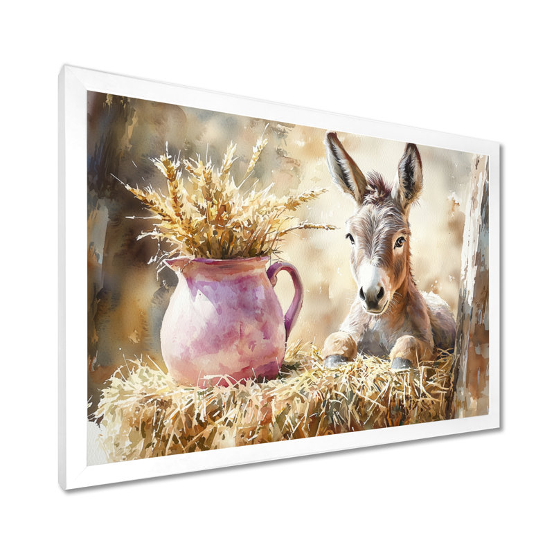 Doelling - Animals Wall Art, Reproduction encadrée d'une seule photo, H 12 po x l 20 po, Blanc