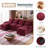 106" U Shape Sectional Sofa Cloud Couch For Living Room, Upholstery Comfy Modular Sofas, 4 Seat Chenille U-Shaped Sleeper Sofa With Chaise Lounge-2100161996
