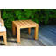 Mendocino Outdoor Square Teak Side Table