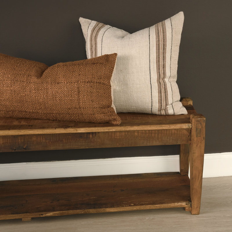 Banc en bois récupéré brun foncé Ashwick