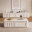 Meuble télé en bois manufacturé blanc crème-325922052