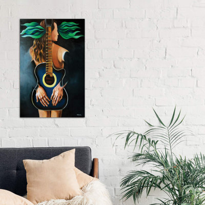 Troubadour's Muse - Painting on Canvas